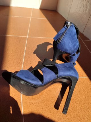 Sandalias Zara Bicolor Elegantes