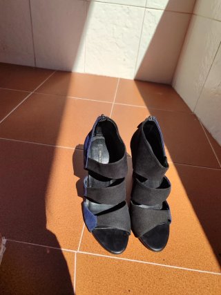 Sandalias Zara Bicolor Elegantes