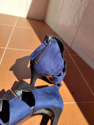 Sandalias Zara Bicolor Elegantes