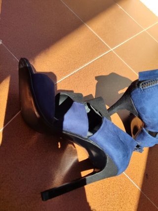 Sandalias Zara Bicolor Elegantes