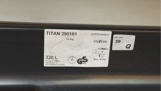 Baúl portaequipajes Titan 320 / Baca para coche