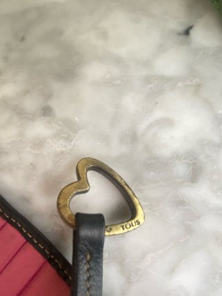 Cartera Tous piel negra alargada