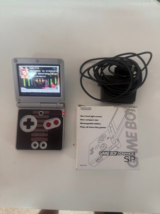 Consola Nintendo Game Boy Advance SP pantalla IPS