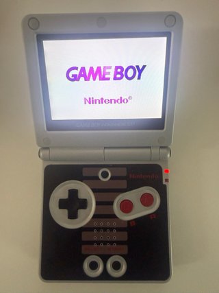 Consola Nintendo Game Boy Advance SP pantalla IPS