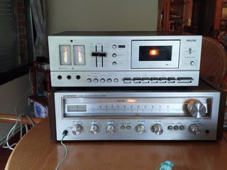 Equipo Hi-Fi Philips N2538 y Pioneer SX-550