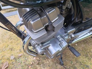 Honda CB 250 1993 Verde Restaurada completamente