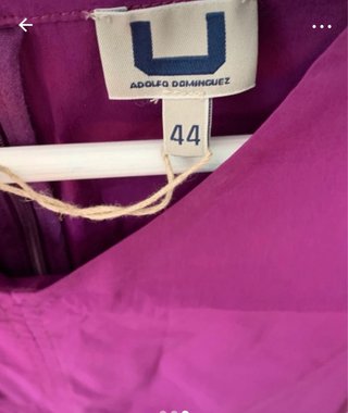 Top Adolfo Domínguez Morado Talla 44