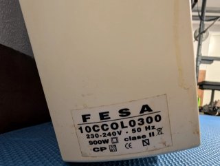 Radiador eléctrico blanco para pared 900W