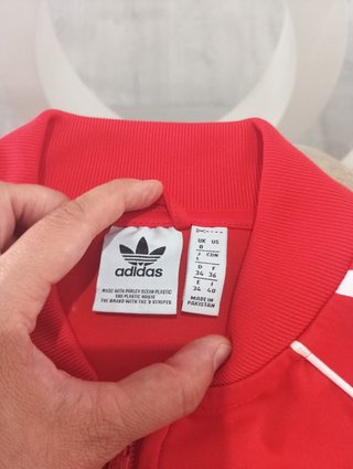Chaqueta Adidas Originals SST Roja Talla S