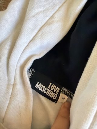 Chándal Moschino niño blanco y negro