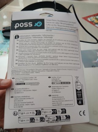 Cascos POSS H831BK Negros