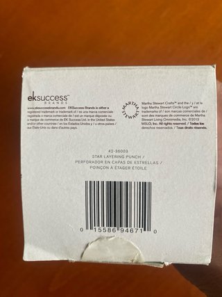 Perforadora Troqueladora de papel Estrellas