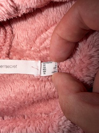 Sudadera rosa cuello alto mujer