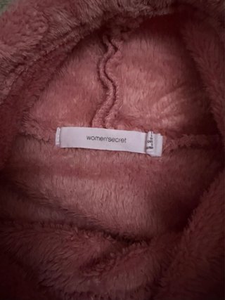 Sudadera rosa cuello alto mujer