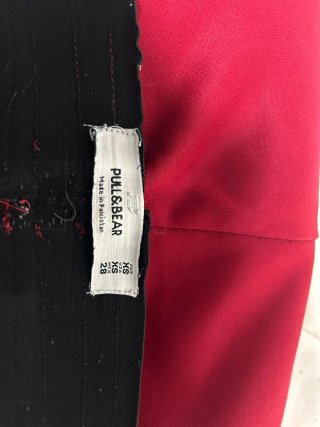 Pantalones Pull&Bear Rojos