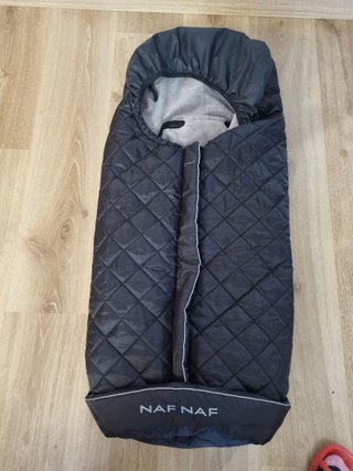 Saco invierno Naf Naf azul marino carro de bebé