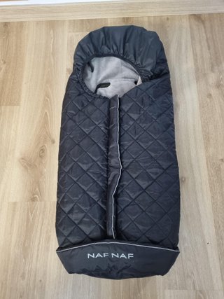 Saco invierno Naf Naf azul marino carro de bebé