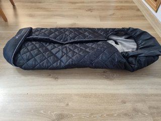 Saco invierno Naf Naf azul marino carro de bebé