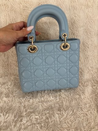 Bolso Dior Celeste