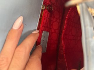Bolso Dior Celeste