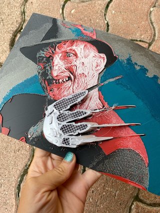 Quadretto decorativo Freddy Krueger
