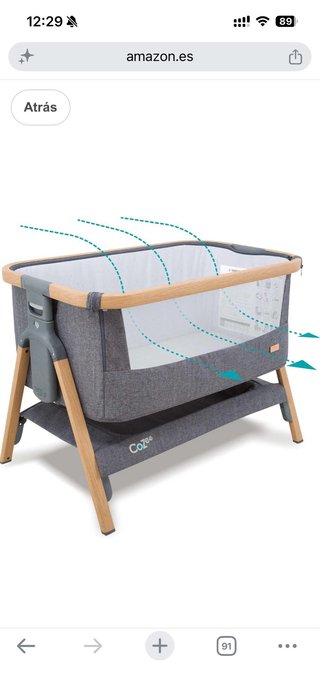 Como Nuevo Tutti Bambini CoZee Cuna  + 3x savanas