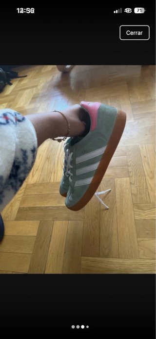 Adidas Gazelle Verde y Rosa