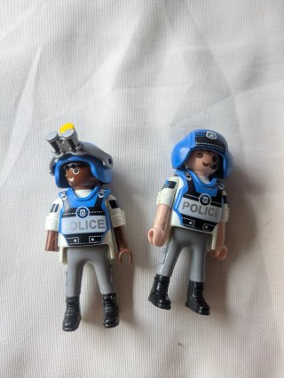 Hidroavión Policía Playmobil con figuras