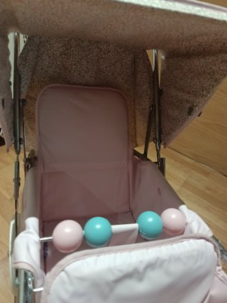 Carrito Gemelar Bebelux Rosa muñecas