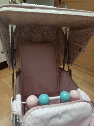 Carrito Gemelar Bebelux Rosa muñecas