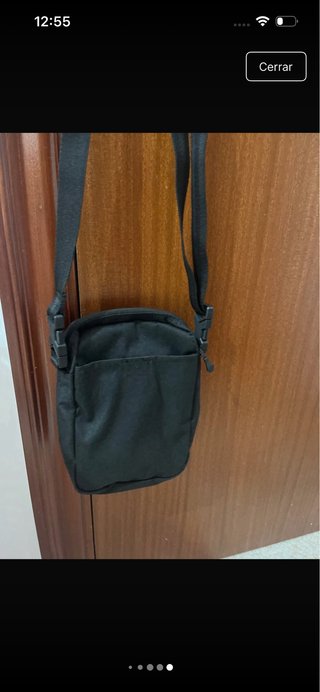 Bandolera Nike Tech Negra Gris