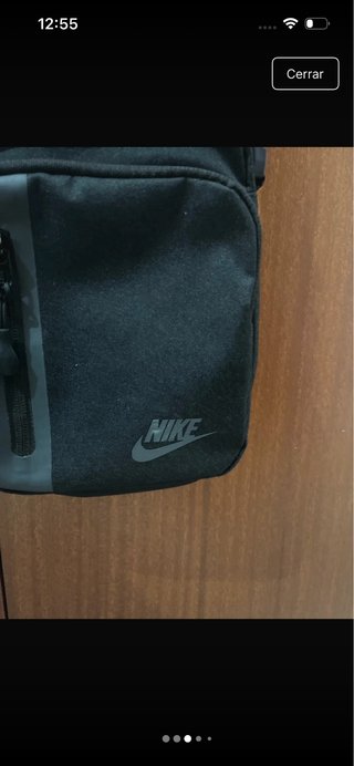 Bandolera Nike Tech Negra Gris