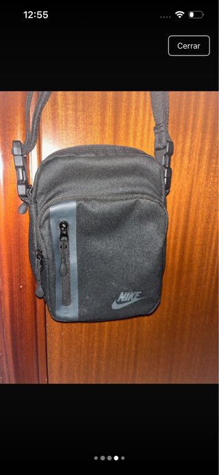 Bandolera Nike Tech Negra Gris