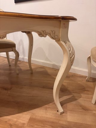 Juego Comedor Vintage 4 Sillas