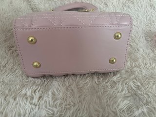 Bolso Dior Rosa Empolvado