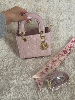 Bolso Dior Rosa Empolvado