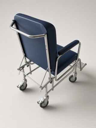 Silla ducha e inodoro con ruedas cromada Drive