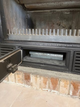 Chimenea estufa frontal insertable