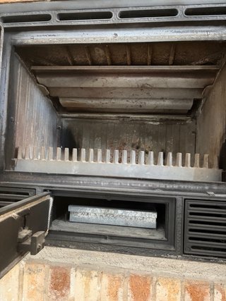 Chimenea estufa frontal insertable