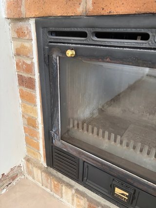 Chimenea estufa frontal insertable