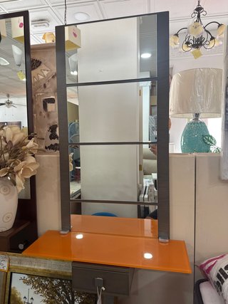 Mueble de entrada colgante con cajón