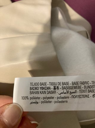 Falda pantalón Stradivarius beige