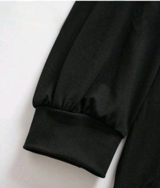 Camiseta corazón pedrería negra talla 3XL