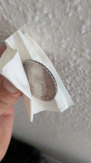 Moneda 8 Reales Columnario 1751
