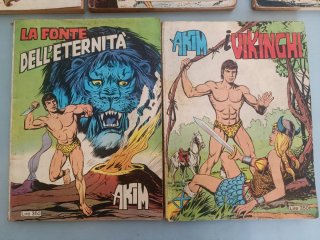 Lotto Fumetti anni 70 Akim Collana Rodeo Tulak