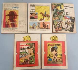 Lotto Fumetti anni 70 Akim Collana Rodeo Tulak