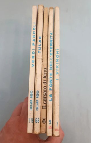 Lotto Fumetti anni 70 Akim Collana Rodeo Tulak