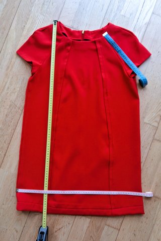 Vestido rojo MANGO Basics talla M