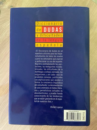 Diccionario:dudas y dificultades lengua española
