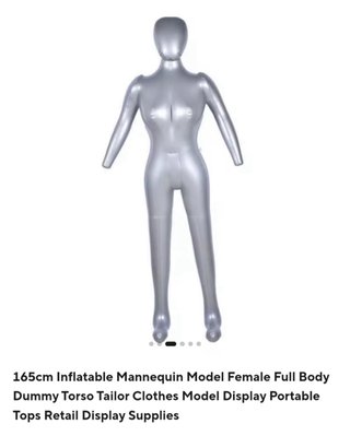 Maniquí Inflable Mujer 165cm